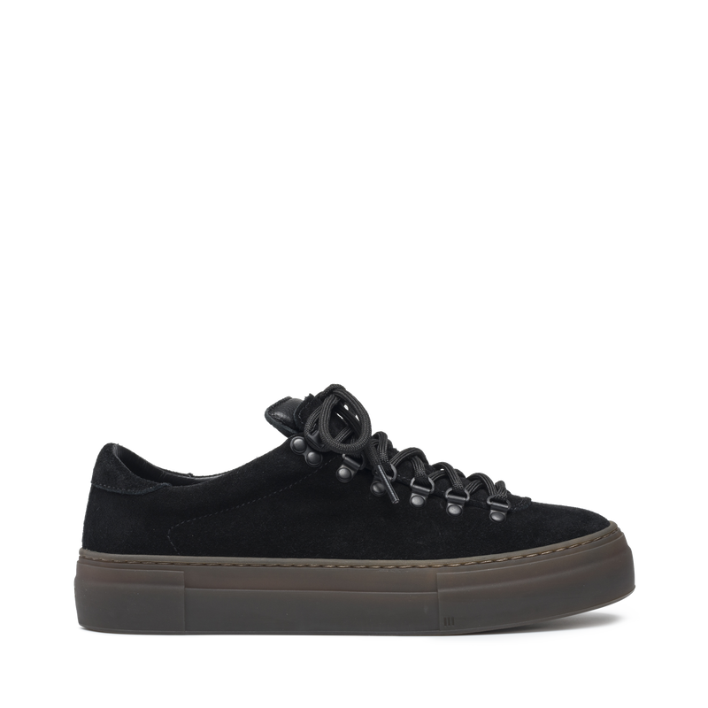 Marostica Low Platform Black Suede W